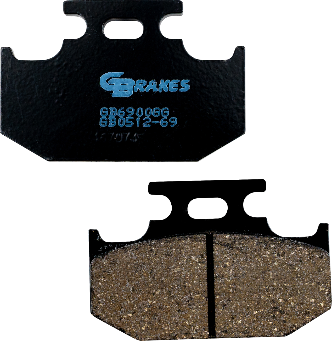 GBRAKES Semi Metallic Brake Pads - Brake Pads / Semi-Metallic/Ceramic / Rear 1721-3729