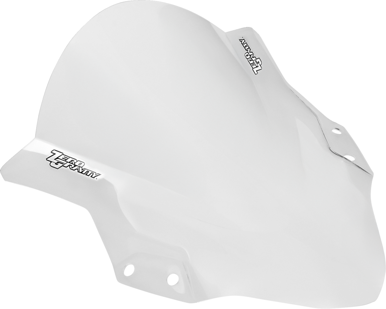 ZERO GRAVITY Double Bubble Windscreen - Clear