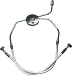 MAGNUM SHIELDING Designer Series Braided Non-ABS Front Brake Line Kit