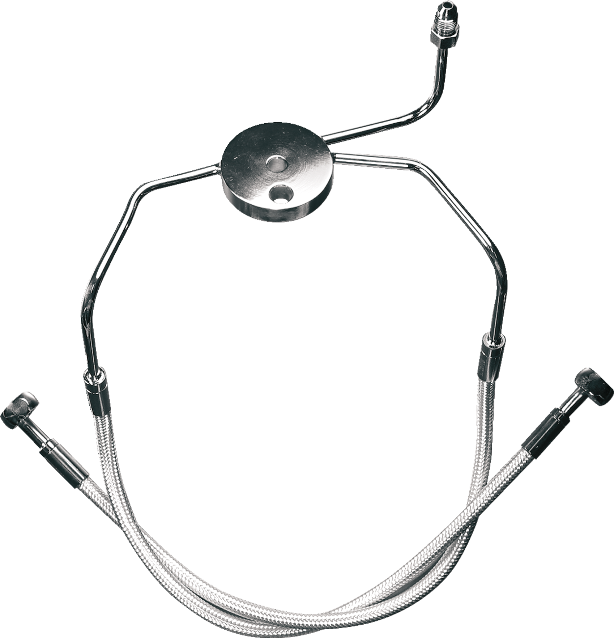 MAGNUM SHIELDING Designer Series Braided Non-ABS Front Brake Line Kit