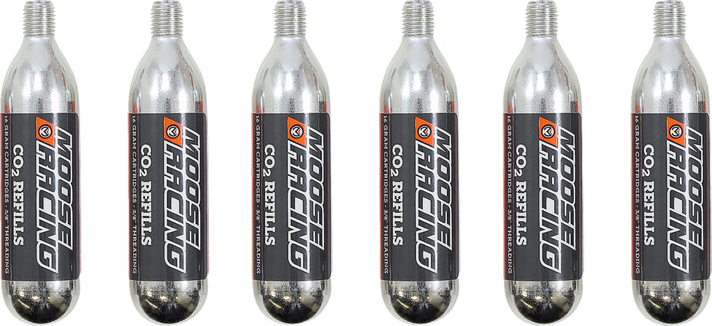 MOOSE OFFROAD Replacement Co² Cartridges - Cartridge / 16 Gauge Thread / CO2 0363-0060