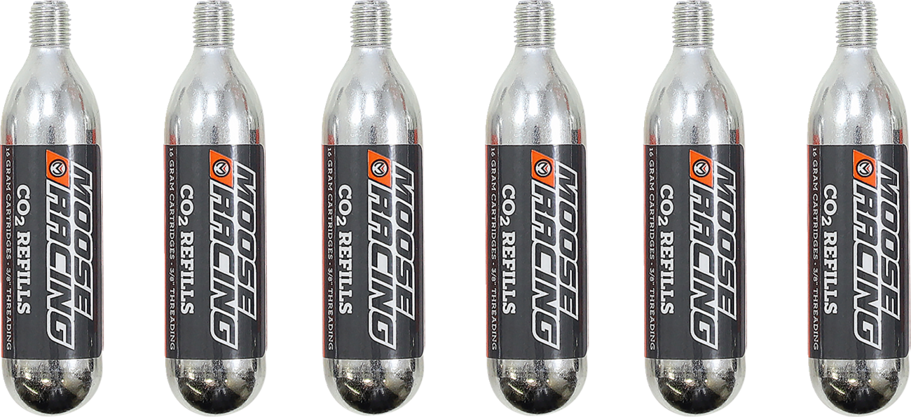 MOOSE OFFROAD Replacement Co² Cartridges - Cartridge / 16 Gauge Thread / CO2 0363-0060