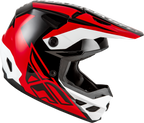 FLY Racing Kinetic Crest Helmet (2026) - Red / Black / White - View 16