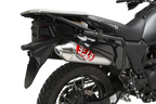 Yoshimura KLR650 2022-26 Race RS-2 Stainless Slip-On Exhaust, w/ Stainless Muffler