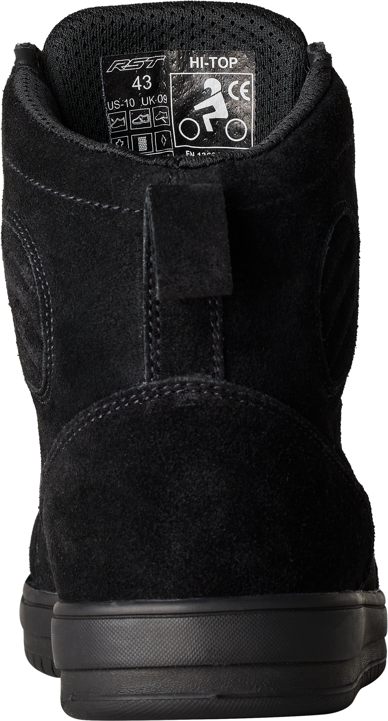 RST HiTop CE Moto Shoe - Black - View 4