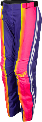 FLY Racing Youth F-16 Raze Pants (2027) - Purple / Red / Yellow - View 19