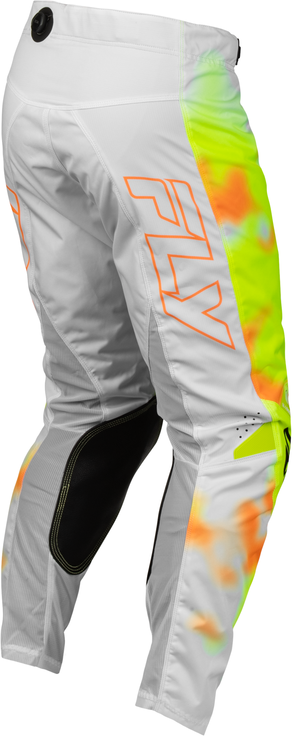 FLY Racing Kinetic Blur Pants (2027) - White / Hi-Viz / Orange - View 12