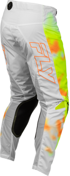 FLY Racing Kinetic Blur Pants (2027) - White / Hi-Viz / Orange - View 28