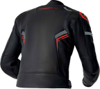 RST S-1 CE Men's Leather Jacket - Black / Grey / Red - View 9