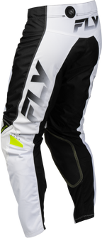 FLY Racing Kinetic Fade Pants (2027) - White / Black / Hi-Viz - View 8