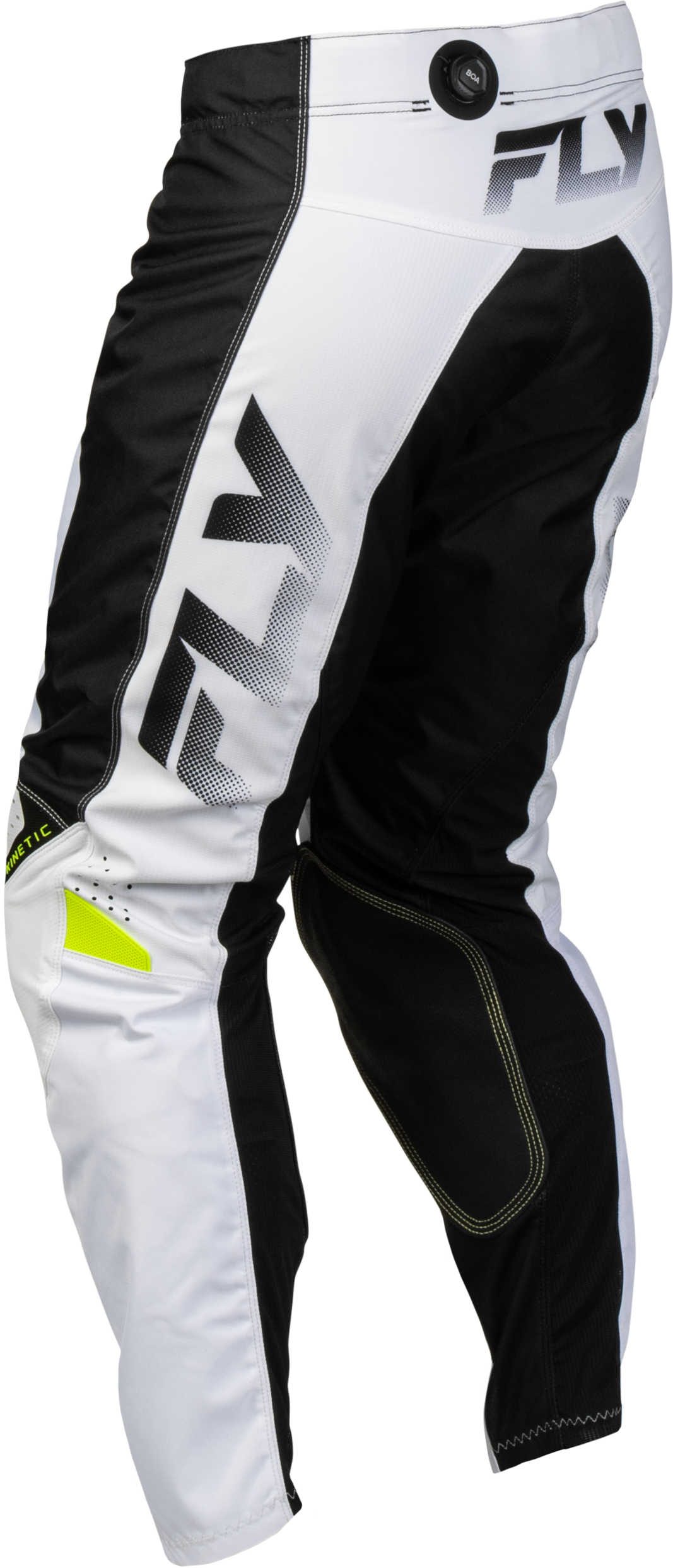 FLY Racing Kinetic Fade Pants (2027) - White / Black / Hi-Viz - View 8
