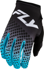 FLY Racing Kinetic Fade Gloves (2027) - Black / Blue / White - View 1