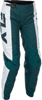 FLY Racing Women's F-16 Pants (2026) - Teal / White / Gold - View 21