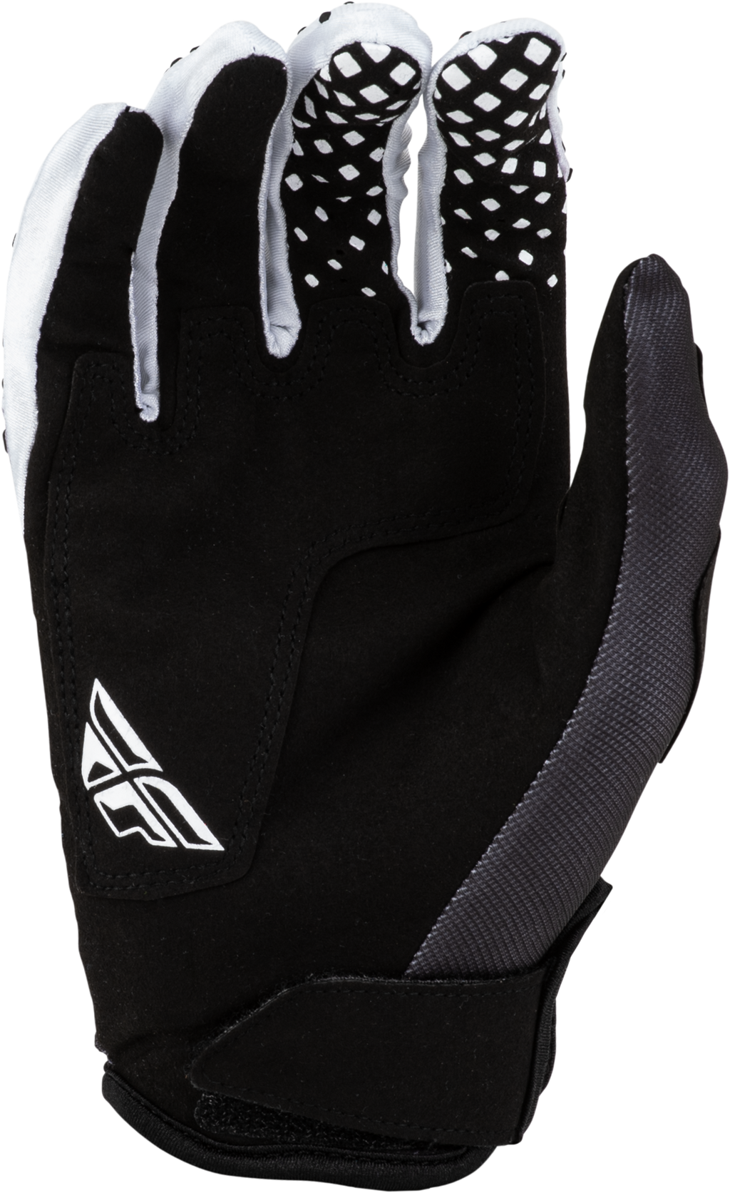 FLY Racing Kinetic Fade Gloves (2027) - Black / White / Hi-Viz Yellow - View 10