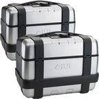 GIVI TRK46PACK2A Set of 2 TRK46N Silver