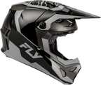 FLY Racing Formula CP Charge Helmet (2027) - Black / Grey / Light Grey - View 13