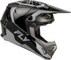 FLY Racing Formula CP Charge Helmet (2027) - Black / Grey / Light Grey - View 29