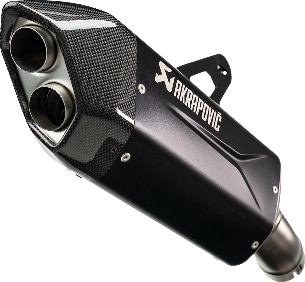 AKRAPOVIC Slip-On Line Muffler - Titanium - Black - BMW R 1300 GS S-B13SO4-HJGTBL