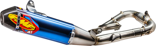 FMF Factory 4.1 RCT Exhaust System - Titanium - Carbon Fiber End Cap 044478