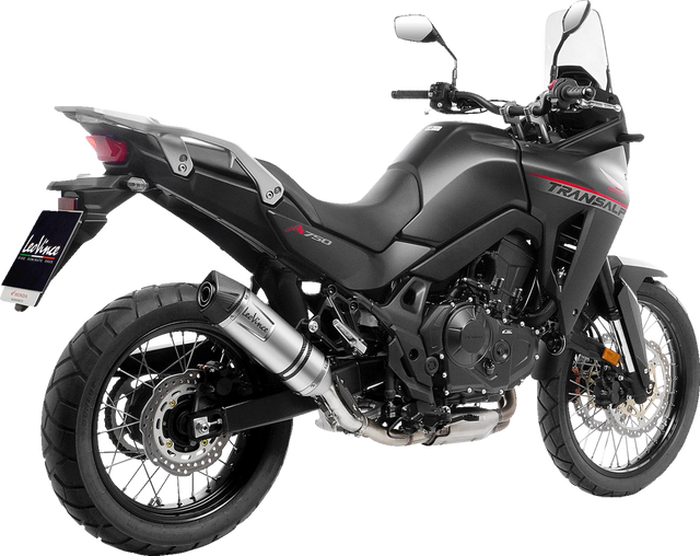 LeoVince LV One Slip-On Muffler - Stainless Steel - Honda XL750 Transalp 14440EU 2023-2026