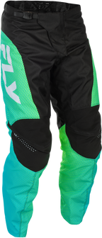 FLY Racing F-16 Pants (2026) - Aqua / Black / White - View 1