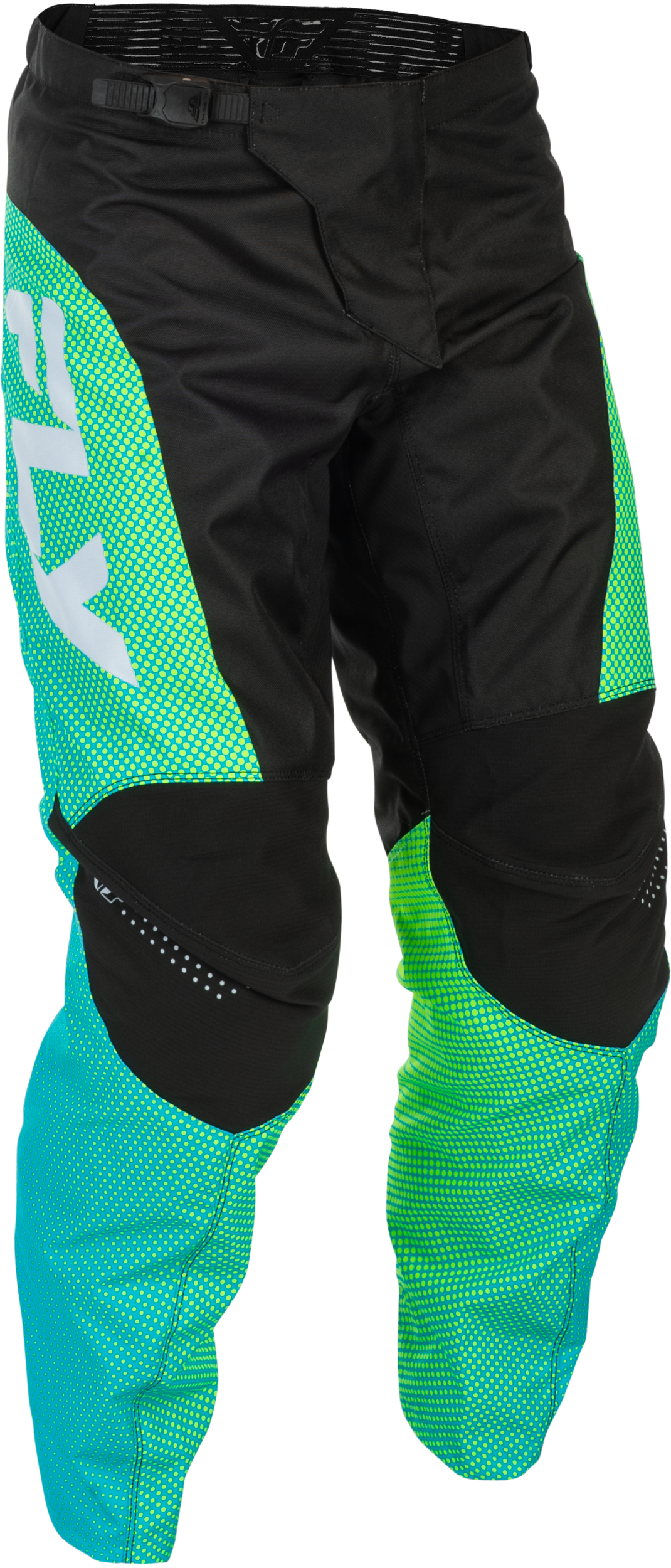 FLY Racing F-16 Pants (2026) - Aqua / Black / White - View 1