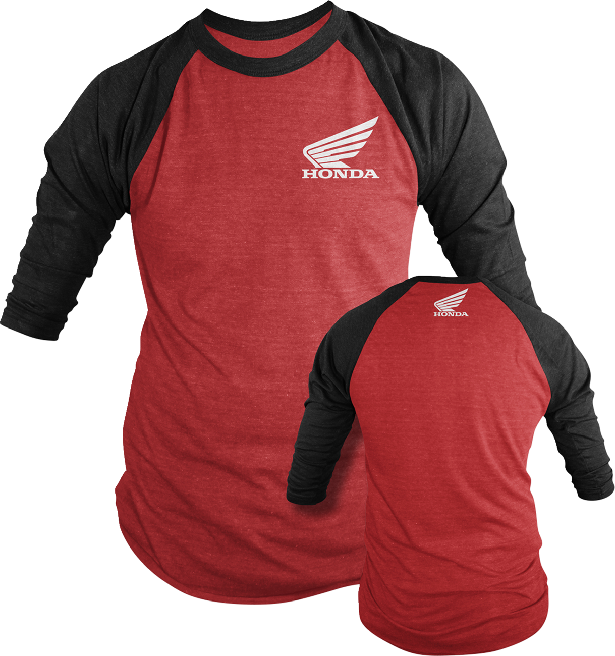 D'COR Visuals Honda Long-Sleeve T-Shirt - Red/Black - 2XL
