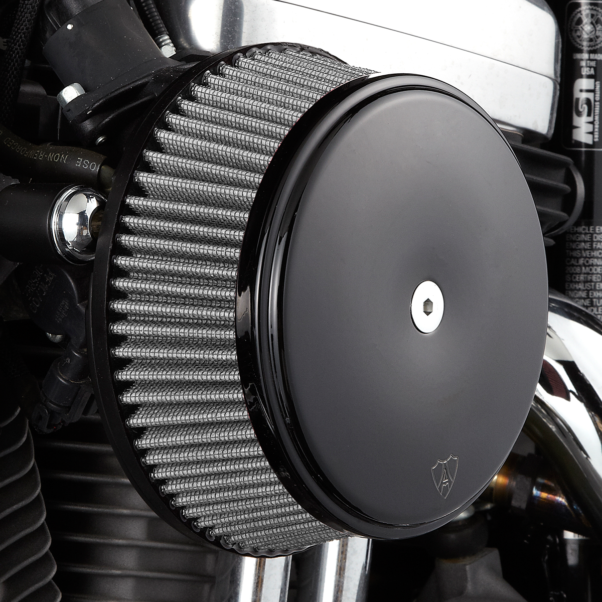 ARLEN NESS Big Sucker™ Stage I Air Filter Kit - Wrinkle Black 1010-1607
