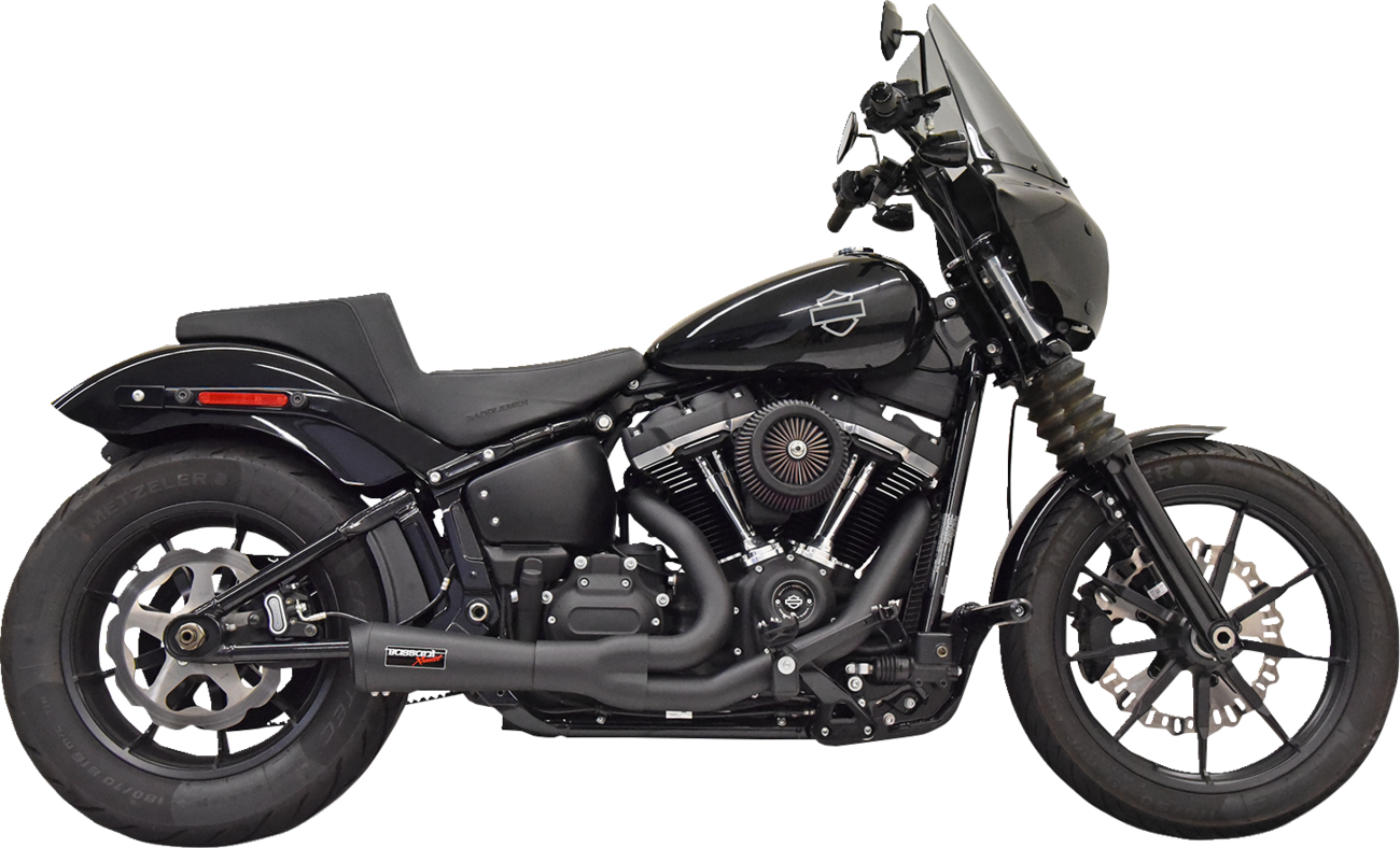 2-into-1 Ripper Short Exhaust System - Black - 49-State