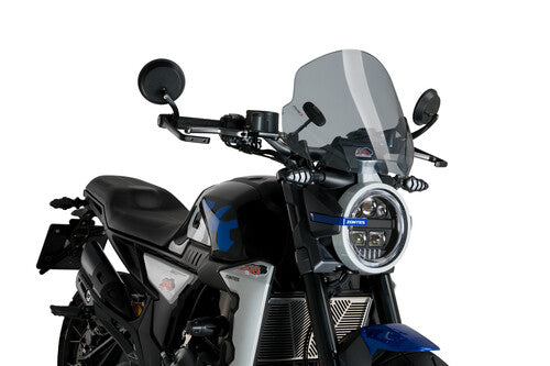 Puig 5022F Universal Mount Windscreen Dark Smoke
