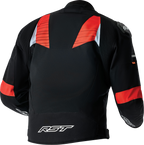 RST Tractech Evo 5 CE Men's Textile Jacket - Black / Fluorescent Red - View 8
