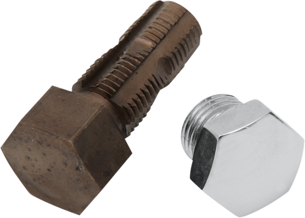 COLONY Drain Plug - Oil Tank with Tap / Oversized / Chrome DS-190900