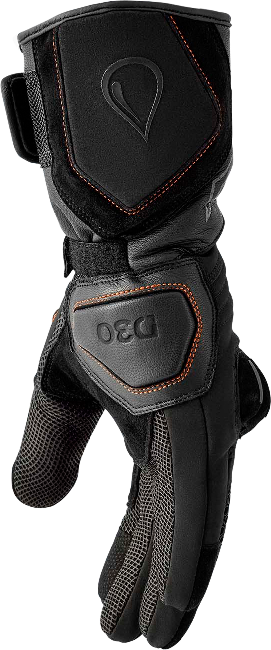 RST Pro Series Artic D3O WP Gloves - Black - View 8