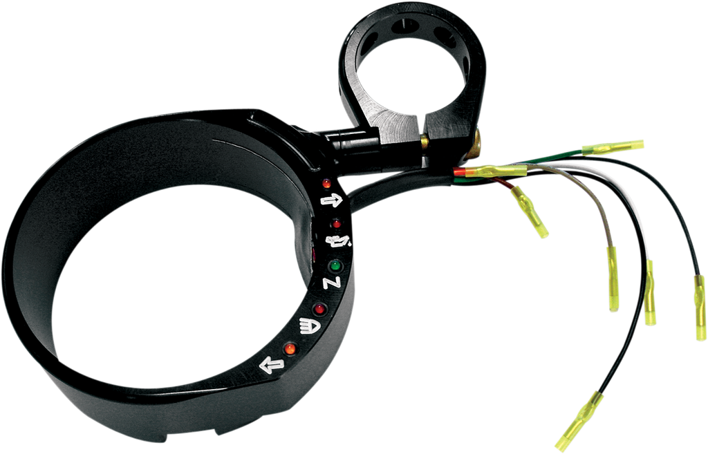 JOKER MACHINE Speedometer Relocation Bracket - Black / For 49 mm Fork 2210-0223