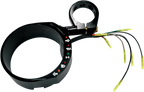 JOKER MACHINE Speedometer Relocation Bracket - Black / For 49 mm Fork 2210-0223