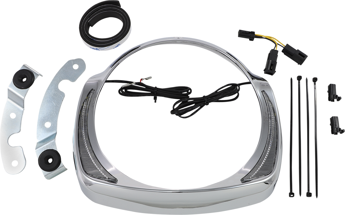CIRO Headlight Bezel - Chrome 2001-1319