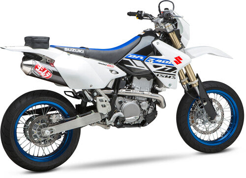 Yoshimura DR-Z400S/SM 00-24 RS-2 Stainless Full Exhaust, w/ Carbon Fiber Muffler