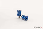 Puig 5922A Hi-Tech Swingarm Spools 6mm Blue 2-Pack
