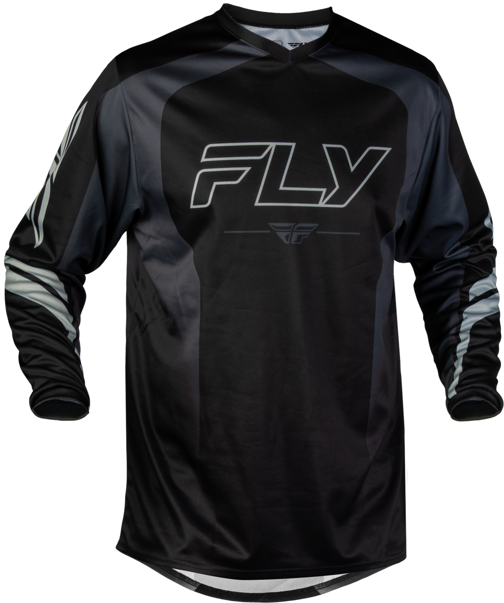 FLY Racing F-16 Raze Jersey (2027) - Black / Grey - View 1