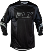 FLY Racing F-16 Raze Jersey (2027) - Black / Grey - View 1