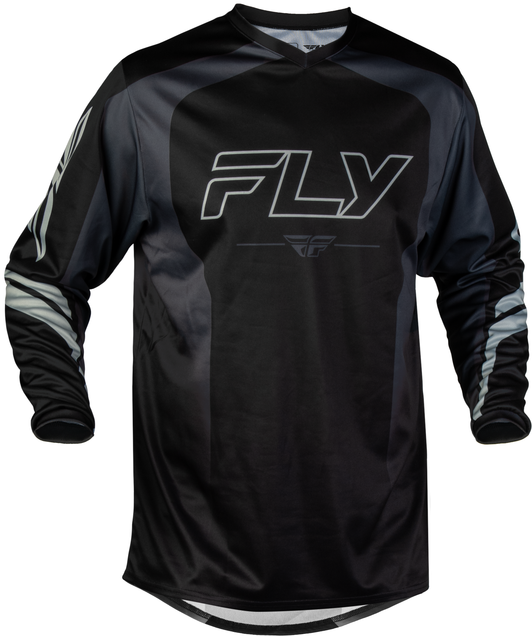 FLY Racing F-16 Raze Jersey (2027) - Black / Grey - View 1