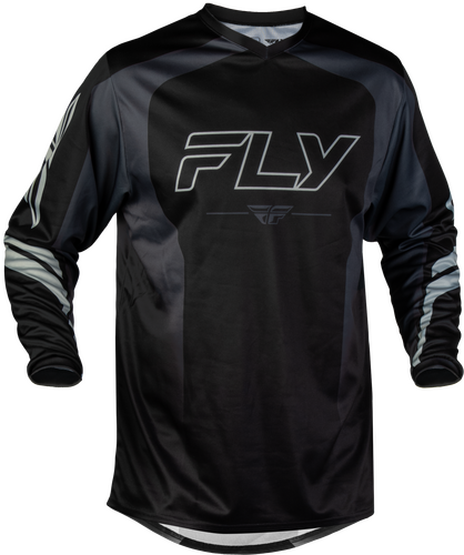 FLY Racing F-16 Raze Jersey (2027) - Black / Grey - View 3