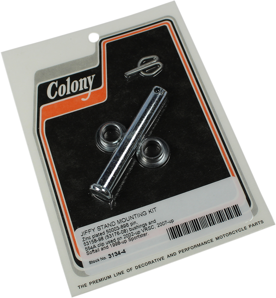 COLONY Mounting Kit - Jiffy Stand / V-Rod/Sportster/Softail 2401-1134