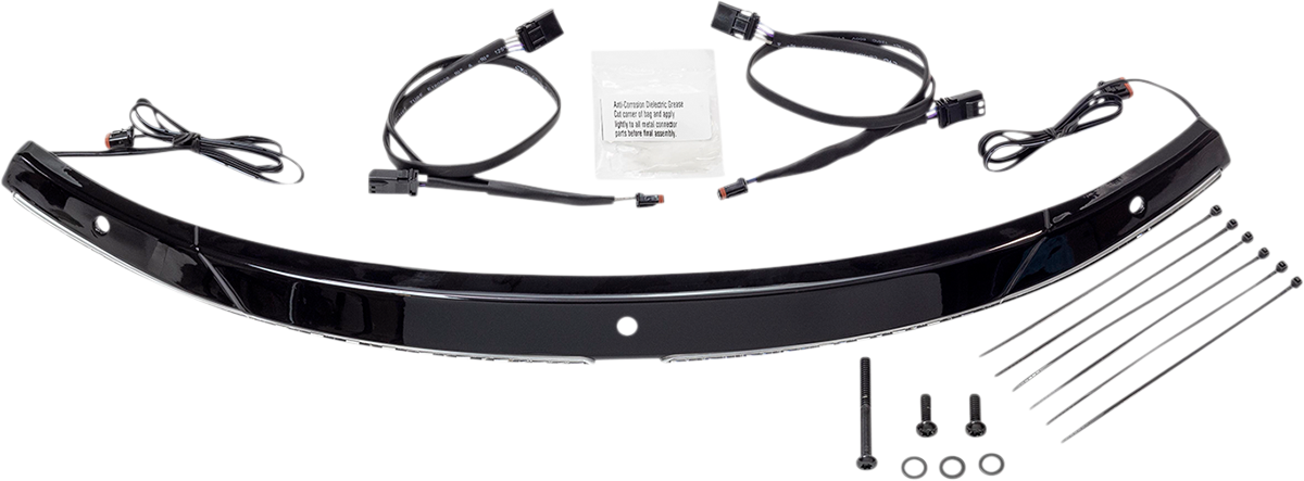 CIRO LED Windshield Trim - Black / FLH 2350-0470