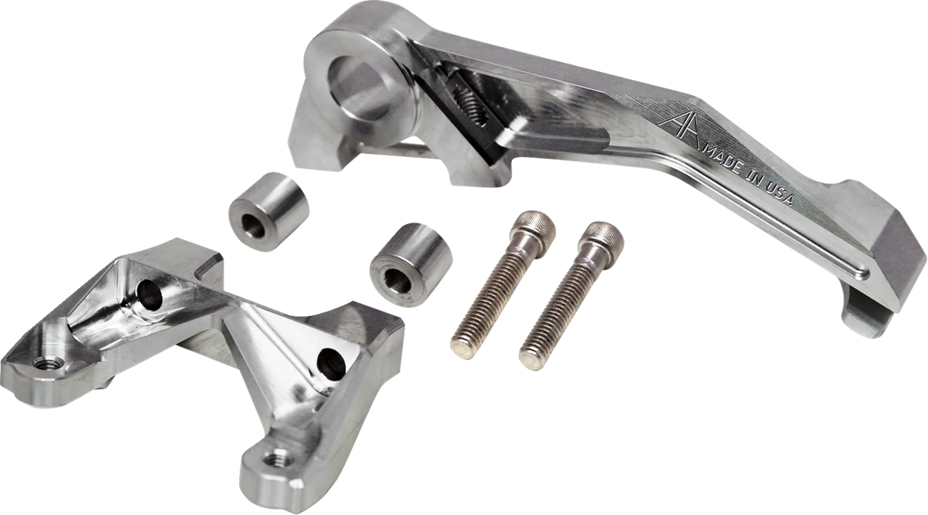 ALLOY ART Multi Brake Caliper Mount - 108mm Bolt Center / Raw 1701-0802