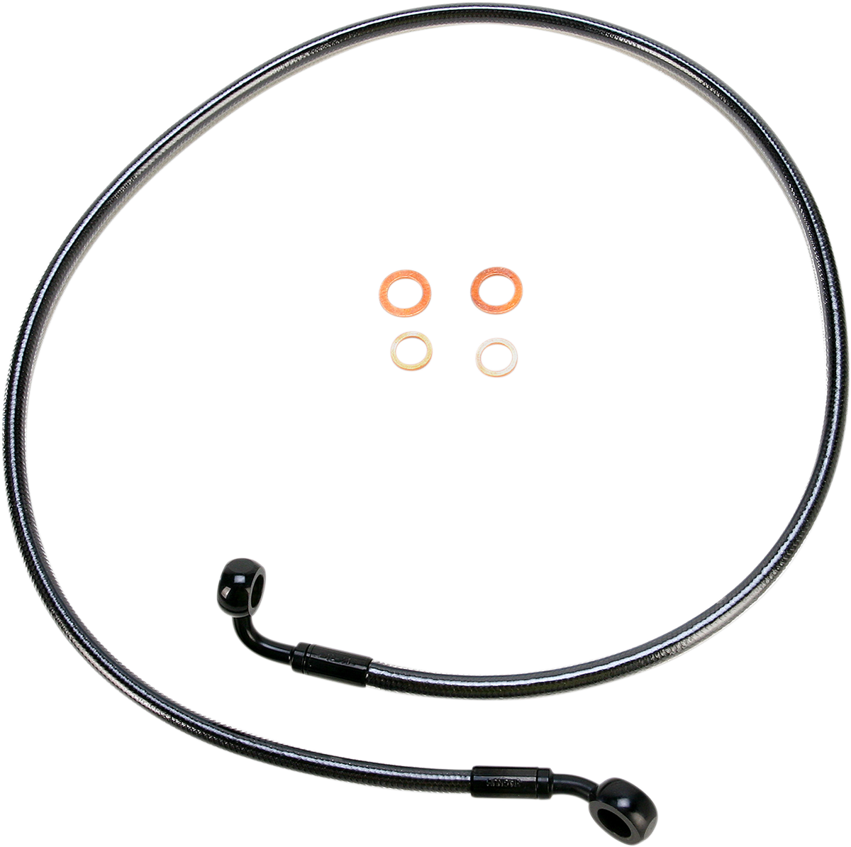 MAGNUM SHIELDING E-Z Align Braided Single Disc Front Brake Line