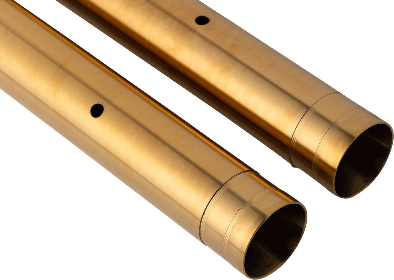 CUSTOM CYCLE ENGINEERING Fork Tubes - 47 mm / 20.88" / Gold 0404-0685