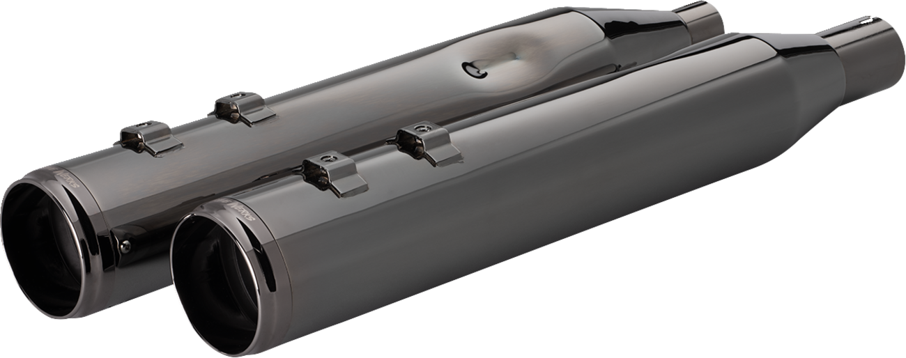 KHROME WERKS 4-1/2" HP-Plus® Slip-On Mufflers with Race Tip - Eclipse® / M8 1801-1827