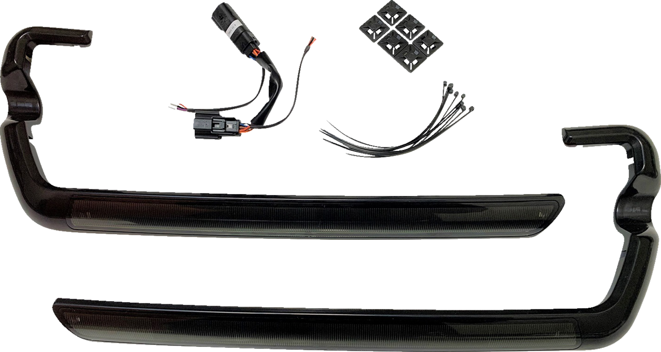 CUSTOM DYNAMICS LED Saddlebag Light - Smoke / Black 2040-2883