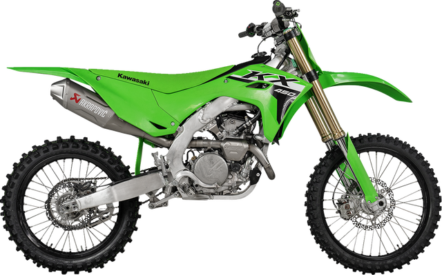 AKRAPOVIC Evolution Line Exhaust System - Titanium – Kawasaki KX450/KX450X 2024-Current
